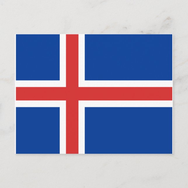 Island Postkarte (Vorderseite)