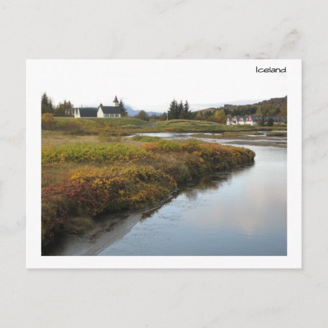 Island Postkarte (Vorderseite)