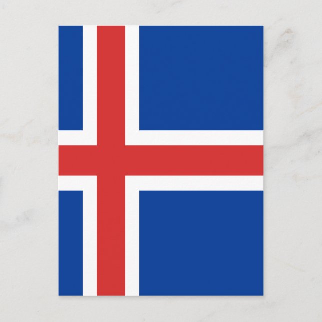 Island Postkarte (Vorderseite)