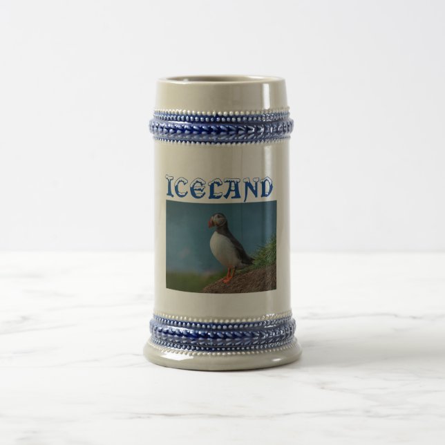 Island Puffin Souvenir Beer Stein Bierglas (Mittel)