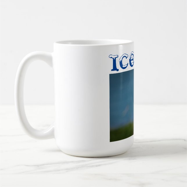 Island Puffin Souvenir Tasse (Links)