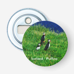 Island - Puffins Flaschenöffner