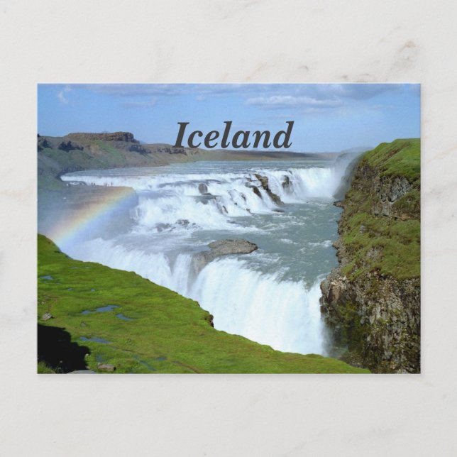 Island Rainbows Postkarte (Vorderseite)