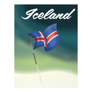 Island-Reiseplakat Fotodruck
