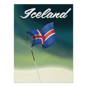 Island-Reiseplakat Poster
