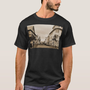 Island Reykjavik Cityscape Sepia T-Shirt