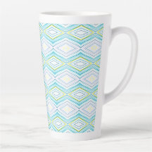 Island Rhombus Latte Tasse