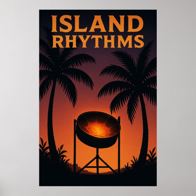 Island Rhythmsoster 41, Island Rhythms, Vintag Poster (Vorne)