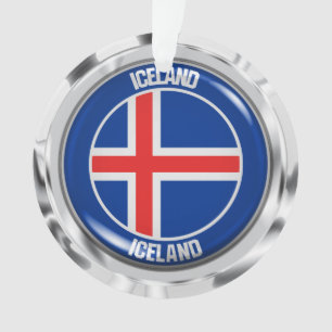 Island-RundEmblem Ornament
