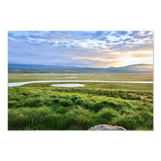 Island: ‎⁨Sauðárkrókur⁩ Fotodruck (Vorne)
