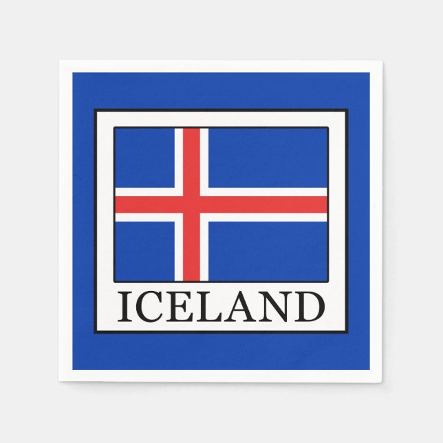 Island Serviette (Vorderseite)