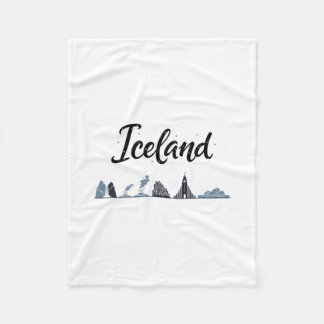 Island Skyline Reise Urlaub Outfits Fleecedecke