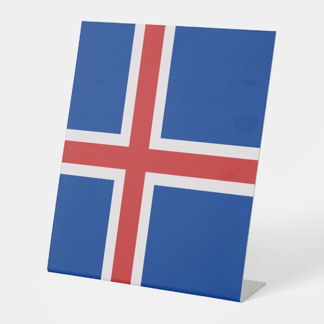 Island Sockelschild (Vorderseite)