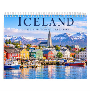 Island-Städte-und-Orte-Kalender Kalender