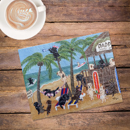 Island Summer Vacacation Labradors Puzzle