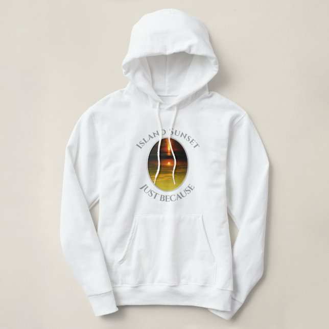                            Island Sunset           Hoodie (Design vorne)