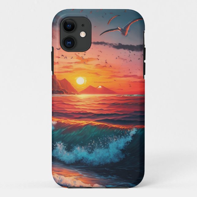 ISLAND SUNSET Phone Case (Rückseite)
