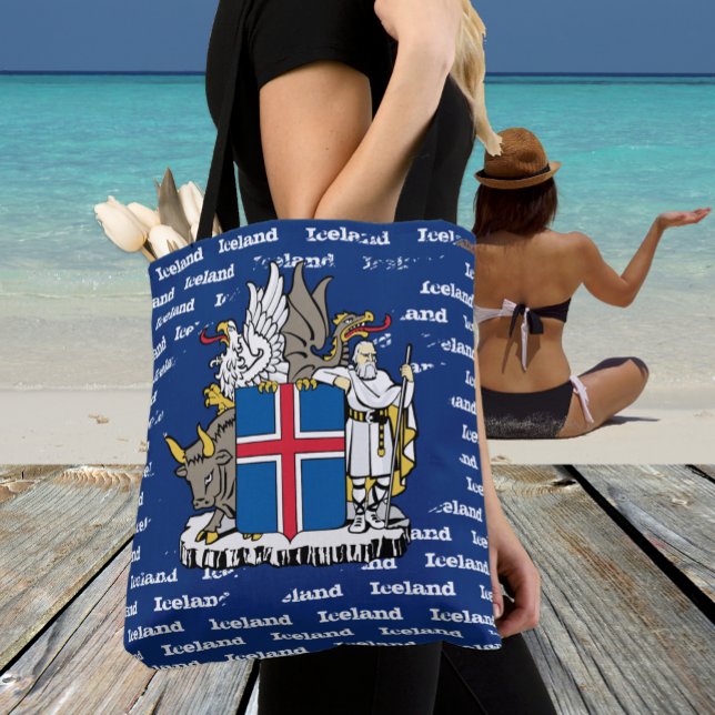 Island-Tasche, isländische Flagge Mode (Von Creator hochgeladen)