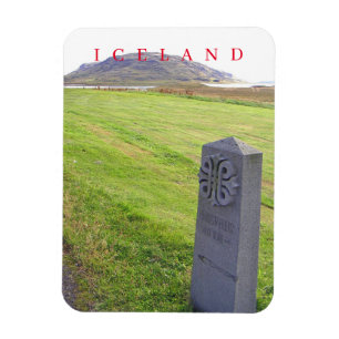 Island Thingvellir Road - Schild View Kühlschrankm Magnet