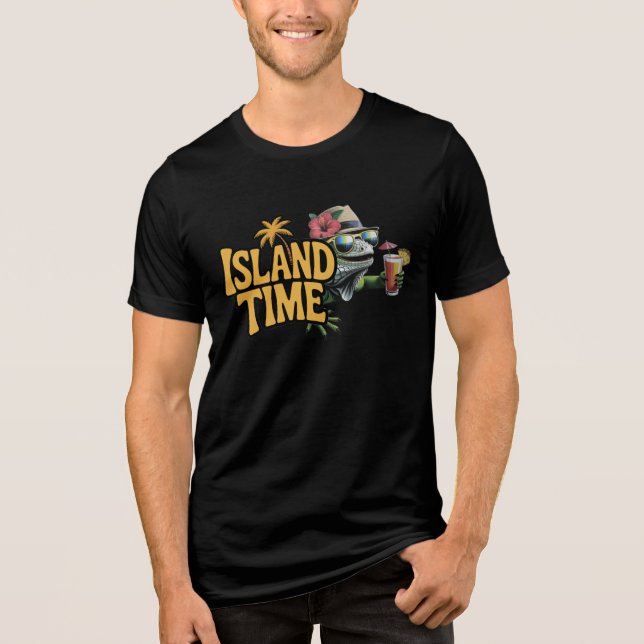 ISLAND TIME Tri-Blend SHIRT (Vorderseite)