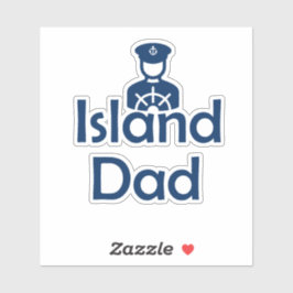 Island Vater Car Sticker