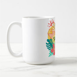 "Island Vibes: Design des Summer T - Shirt Kaffeetasse