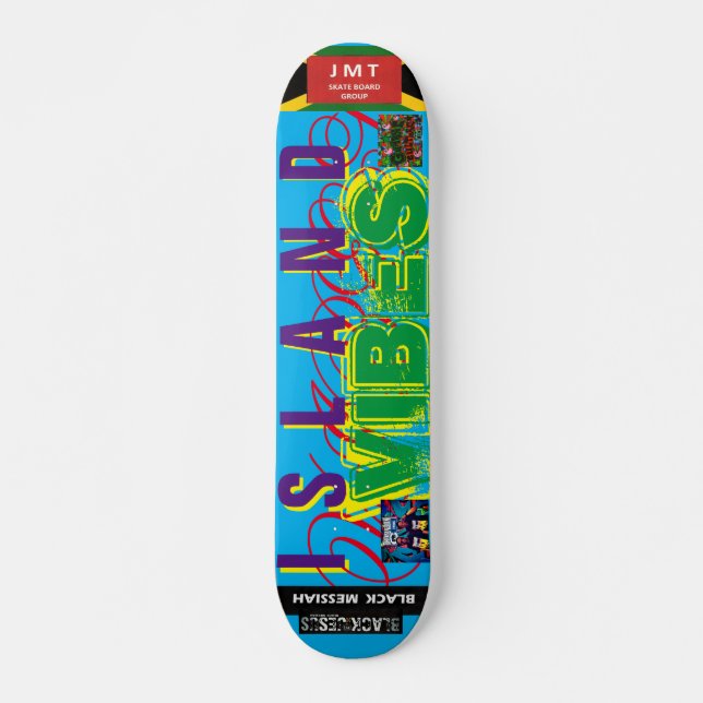 ISLAND VIBES JMT 7 3/4" Skateboarddecke Skateboard (Vorne)