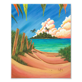 Island View Art Print Fotodruck