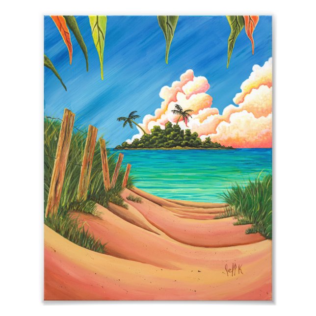 Island View Art Print Fotodruck (Vorne)