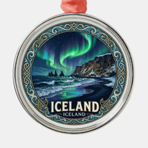 Island Vik Ornament Aus Metall