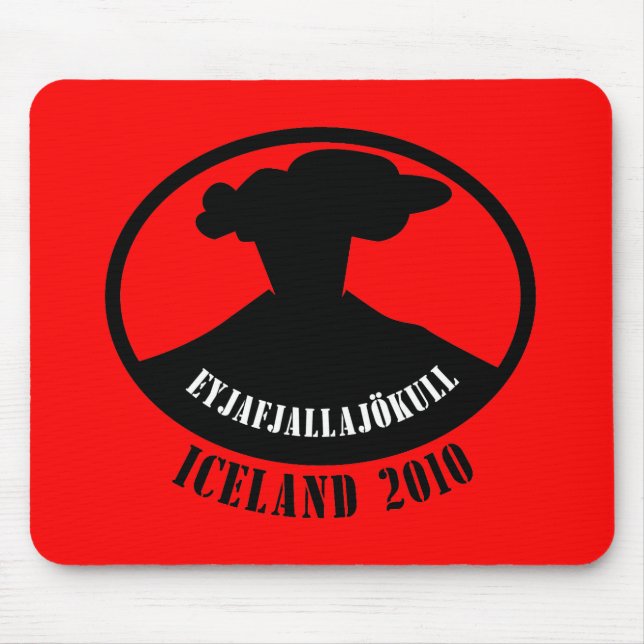 Island-Vulkan 2010 Mousepad (Vorne)