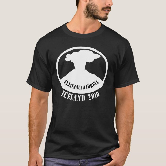 Island-Vulkan 2010 T-Shirt (Vorderseite)