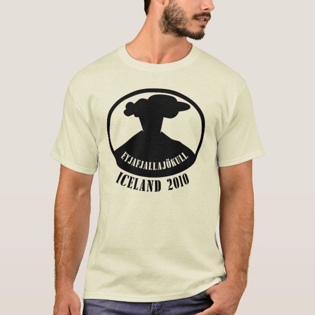 Island-Vulkan 2010 T-Shirt (Vorderseite)
