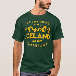 Island WanderLANDMANNALAUGAR Est T-Shirt