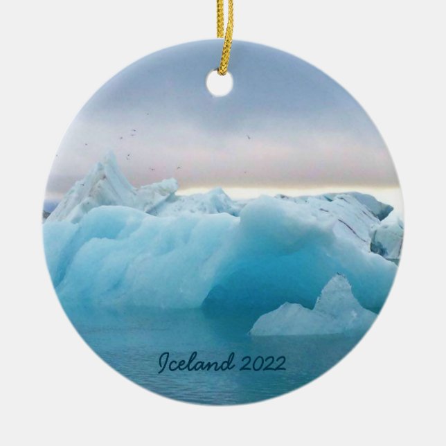 Island - Weihnachtsschmuck (Vorne)