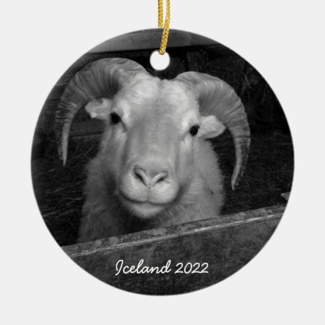 Island - Weihnachtsschmuck (Vorne)