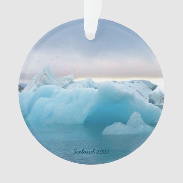 Island - Weihnachtsschmuck Ornament (Vorderseite)