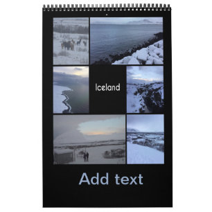 Island Winterlandschaft Kalender