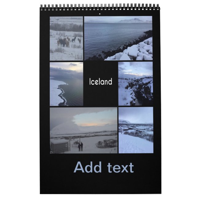 Island Winterlandschaft Kalender (Titelbild)