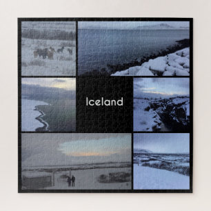 Island Winterlandschaft Puzzle
