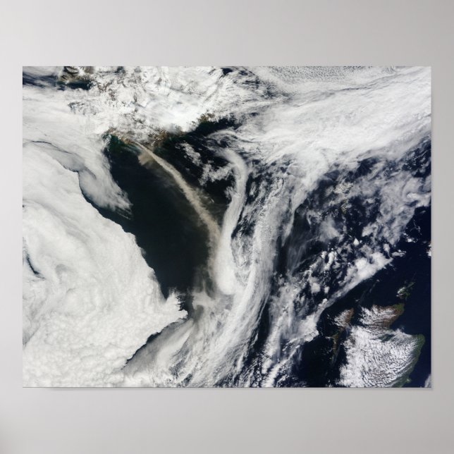 IslandÃ Â Â Â ½ s EyjafjallajÃ Â ½kull vulkan Poster (Vorne)