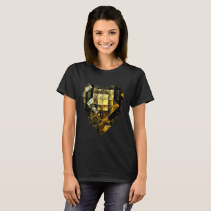 Isländer in Gait Golden Diamond Abstract T-Shirt