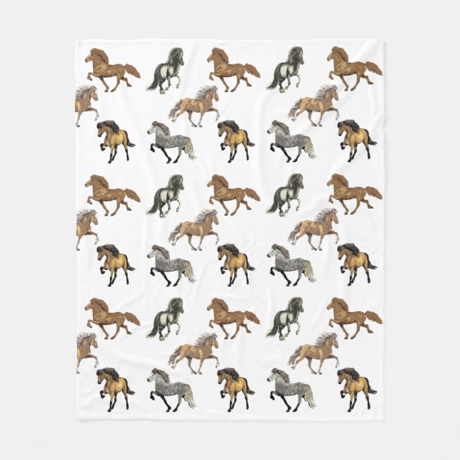 Isländers in der Gangart Fleecedecke (Vorderseite)