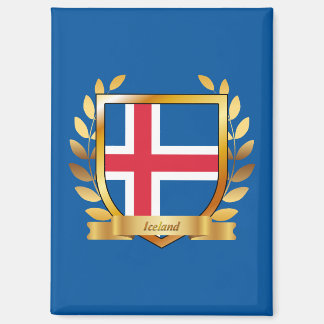 Islandflagge Schild Magnet