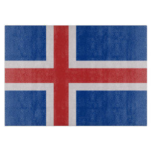 Islandflagge Schneidebrett
