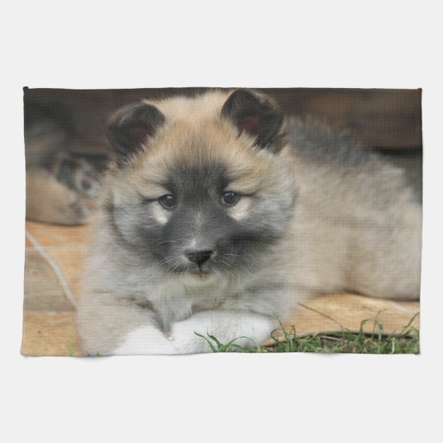 Islandhund Handtuch (Horizontal)