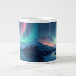 Isländisch Aurora Jumbo-Tasse