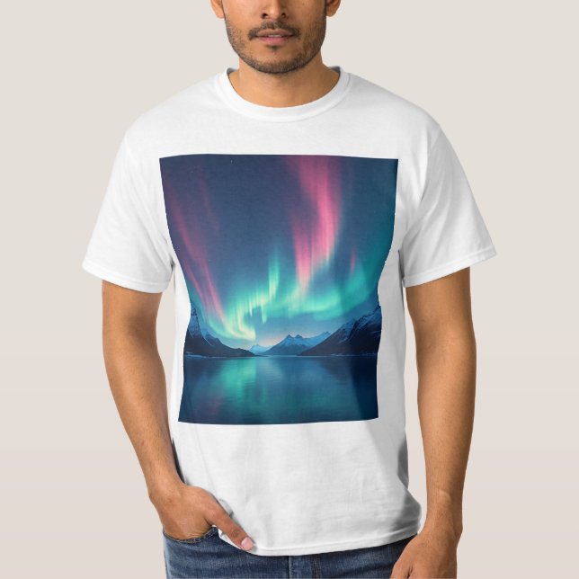 Isländisch Aurora T-Shirt (Vorderseite)