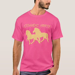 Isländisch Pferde Pony Merch Freund T-Shirt