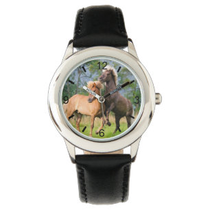 Isländische aufrichtendes Pferdelustiges Spiel - Armbanduhr